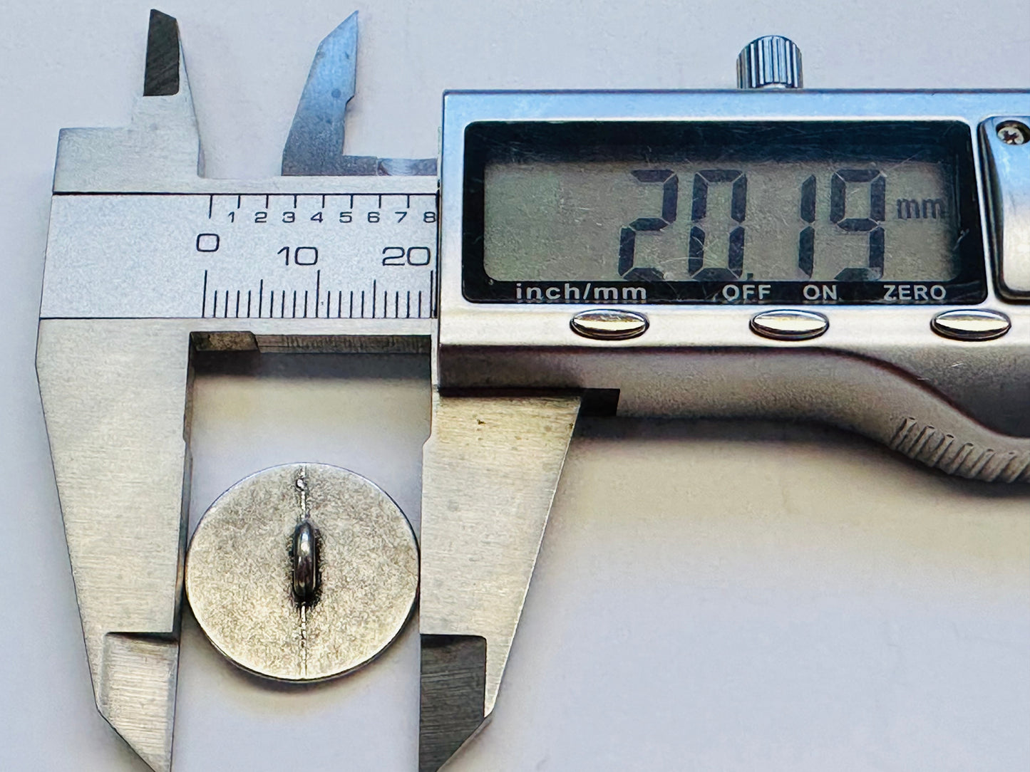 Horse Head Button – 20mm – Silver-Tone Metal – Shank – Sold Individually