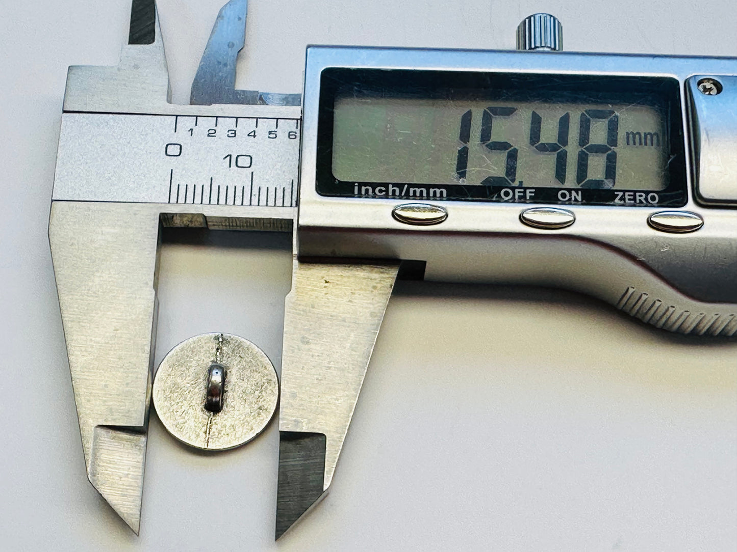 Horse Button – 15mm – Silver-Tone Metal – Shank – Sold Individually