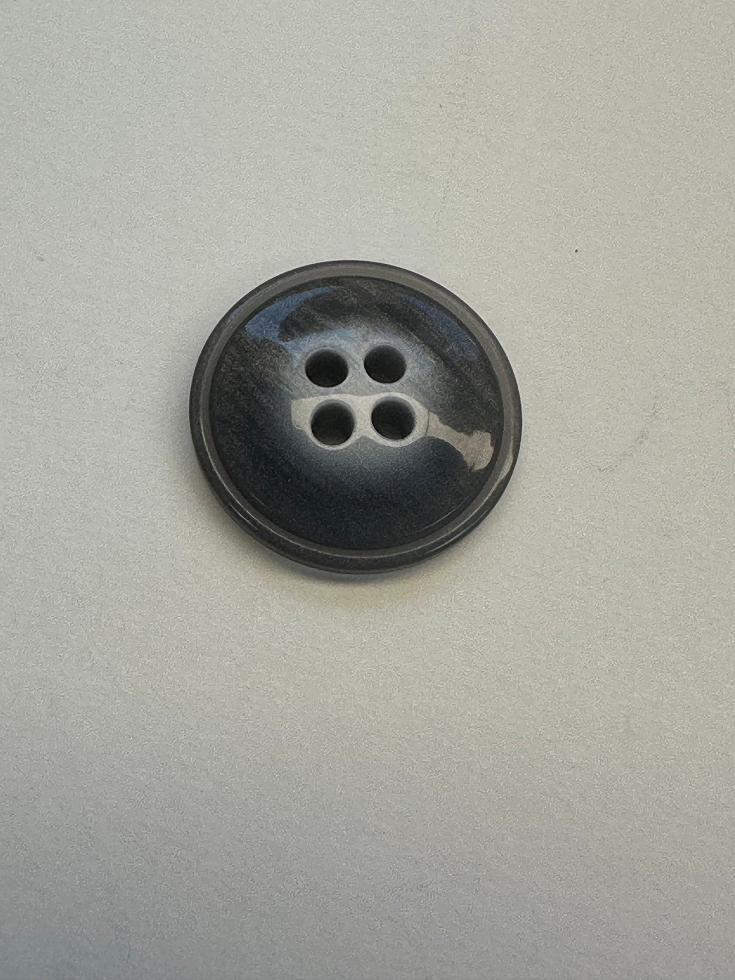 Grey Ombre Buttons – 17mm Sew-Through Design – Set of Six