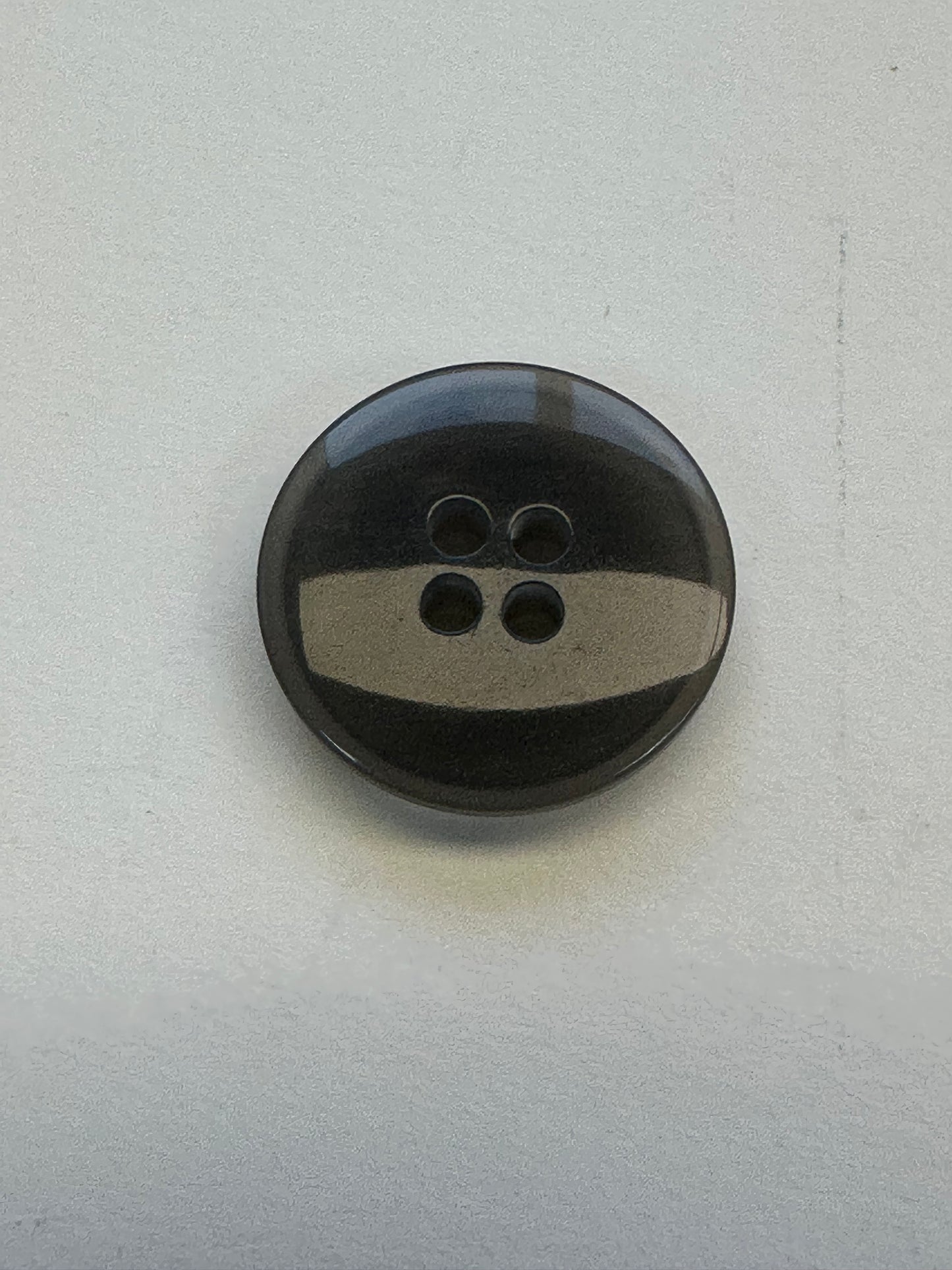 Grey Ombre Buttons – 17mm Sew-Through Design – Set of Six