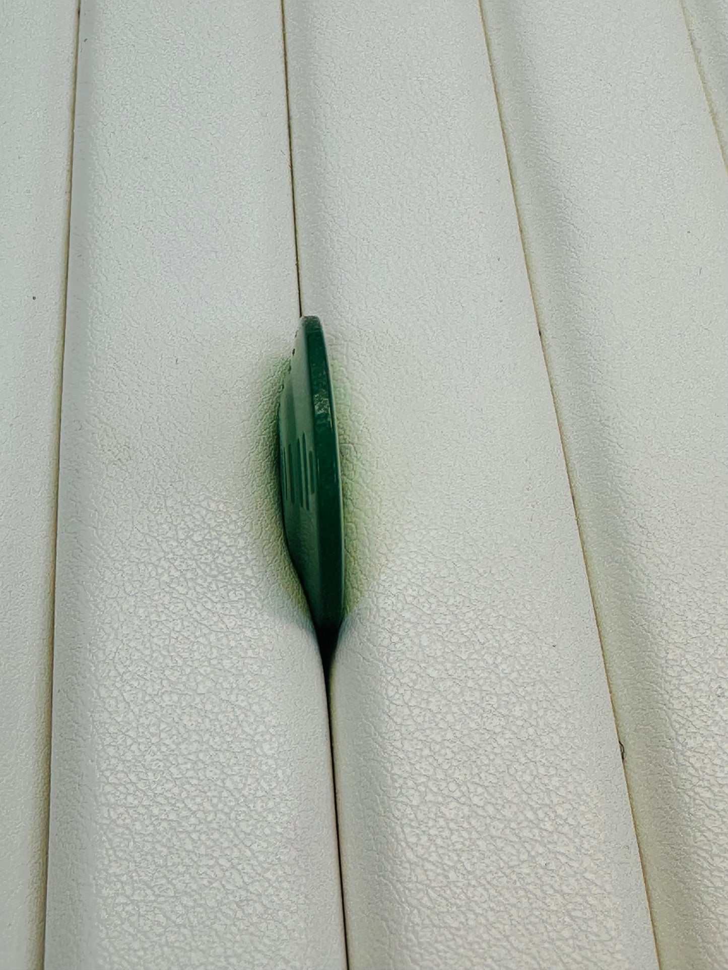 Green Buttons – 22mm Pearlised Textured Sew-Through – Set of 6