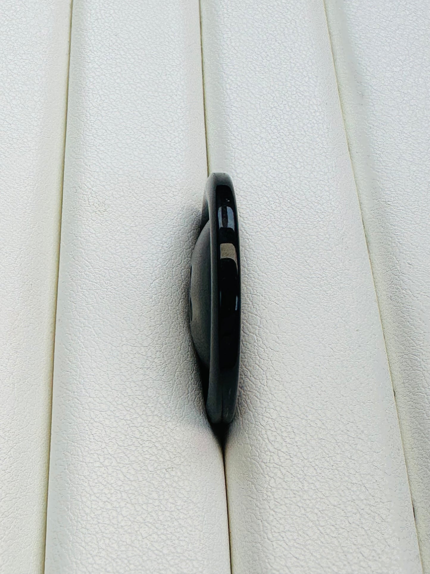 Black Buttons with Multicoloured Detail – 28mm Sew-Through – Set of 6