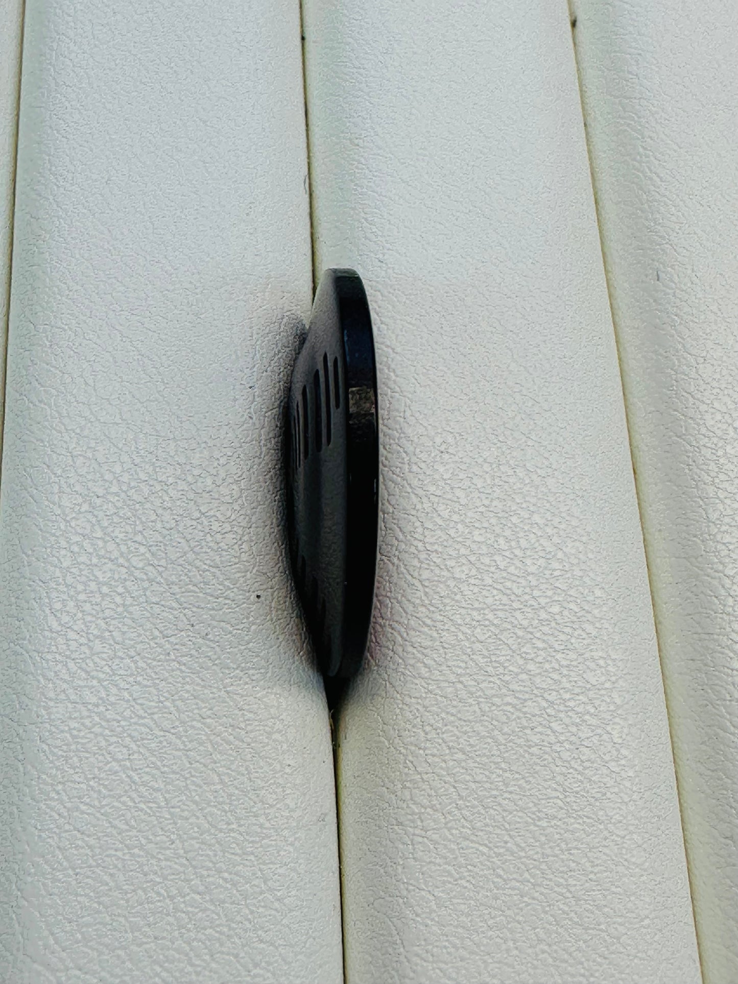 Burgundy Button – 23mm Glossy Cut Design – Sold Individually