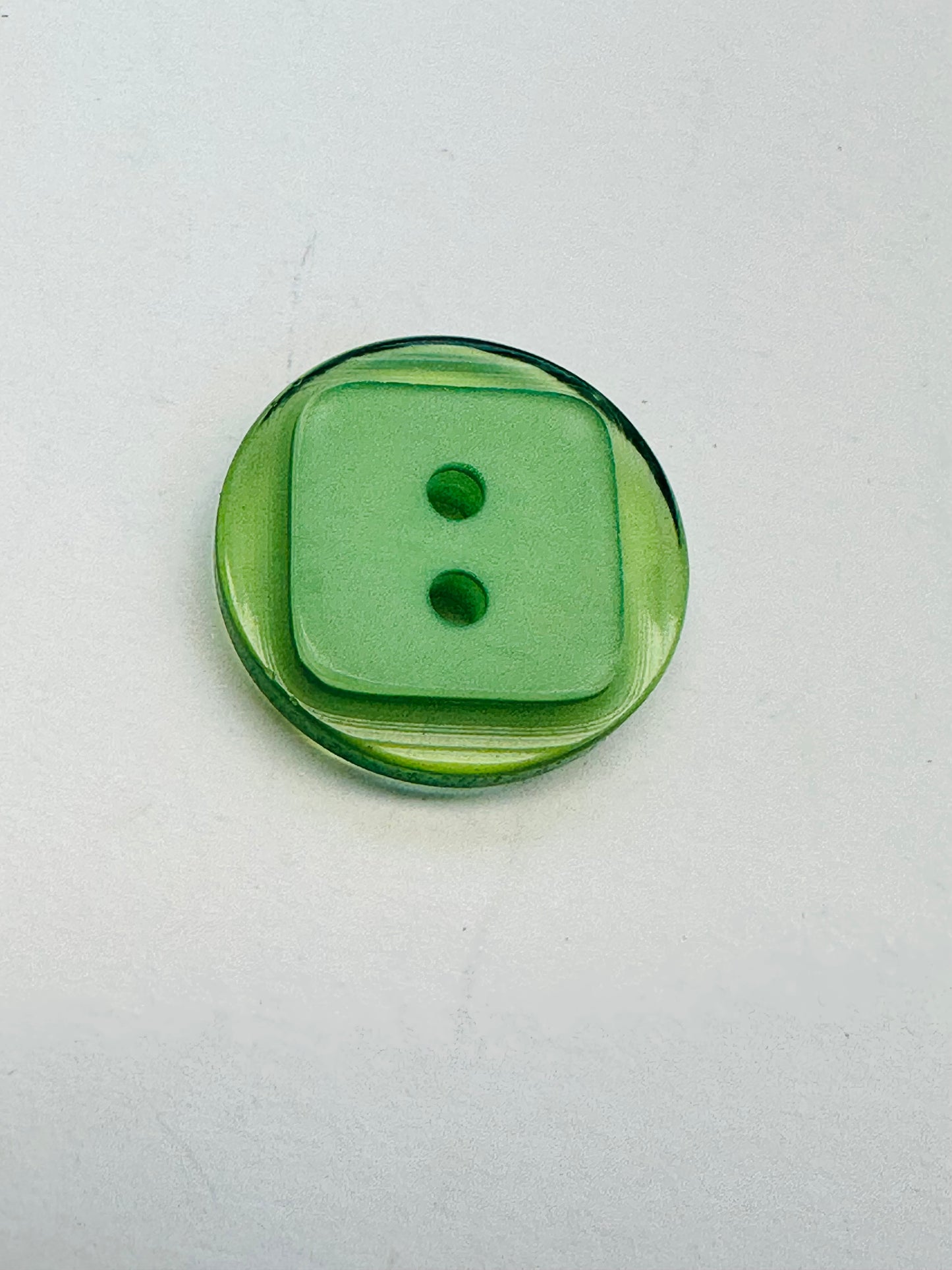 Green Duo Finish Buttons – 18mm Sew-Through (Sold Individually)
