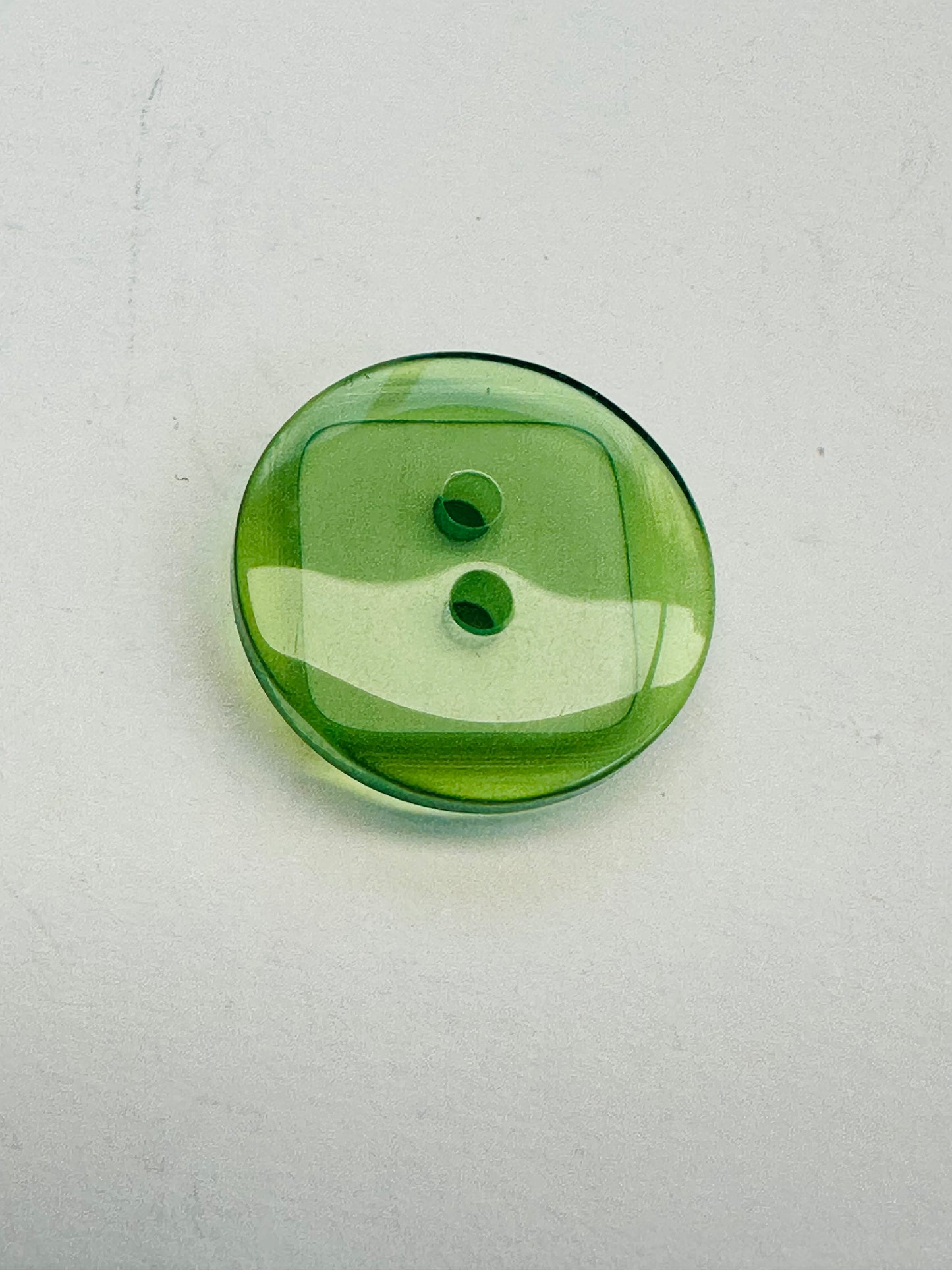 Green Duo Finish Buttons – 18mm Sew-Through (Sold Individually)