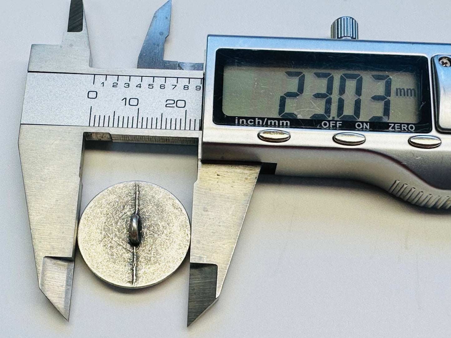 Horse Button – 23mm – Aged Silver-Tone Metal – Shank – Sold Individually