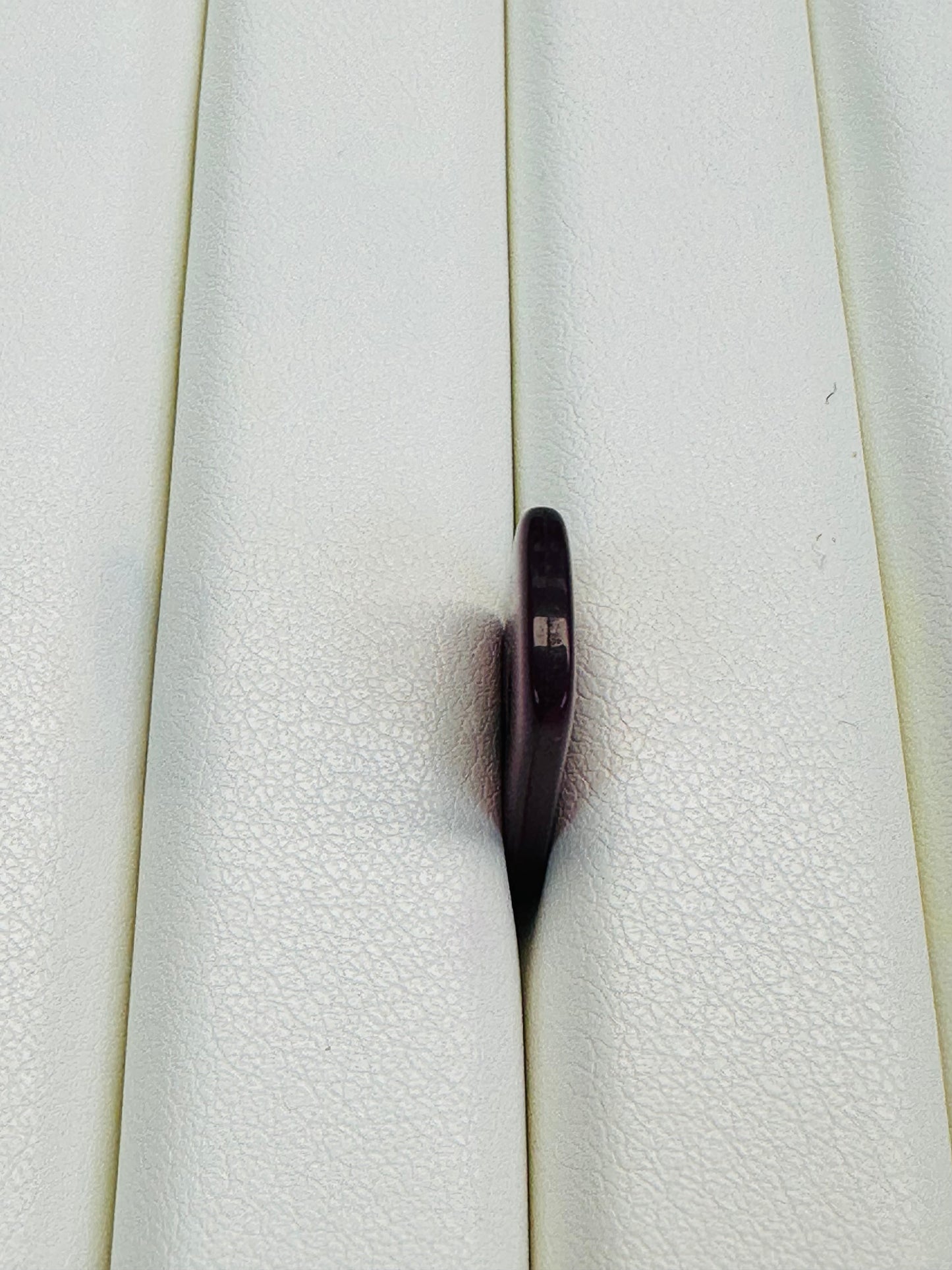 Plum Purple Oblong Button – 23 x 12mm – Shimmer Finish – Sold Individually