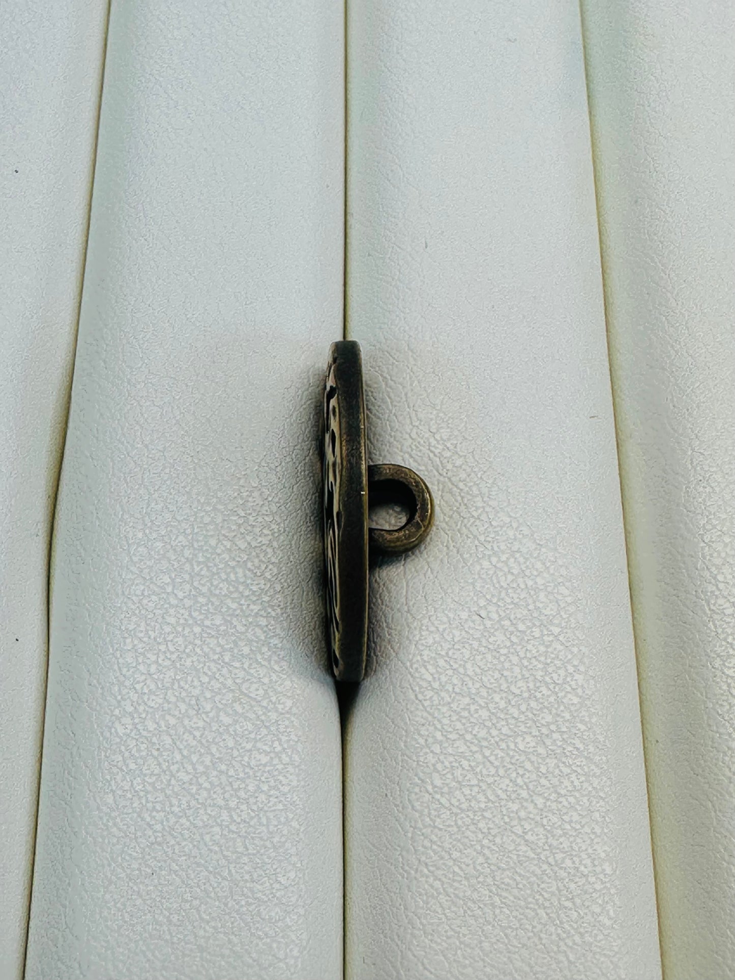 Gold-Tone Textured Button – 22mm Shank – Metallised Fashion Design – Sold Individually