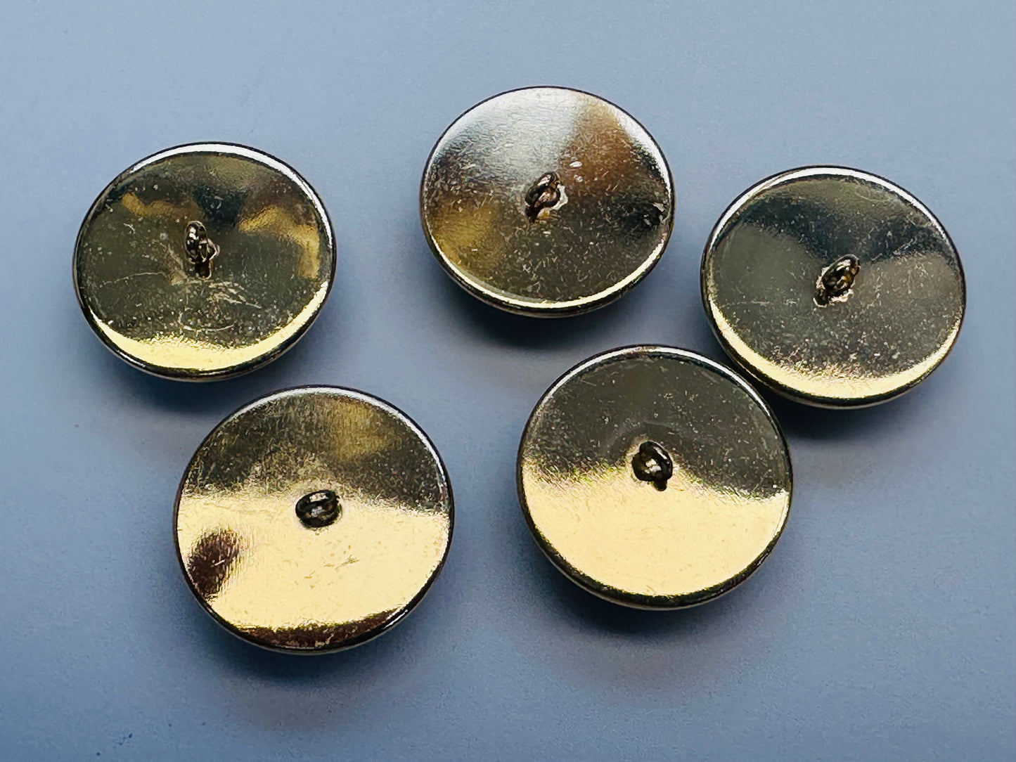 Tabby Cat Button – 22mm Glass & Metal – Shank Back – Sold Individually